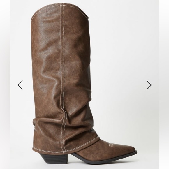 Brown Cowboy Boots - Picture 2 of 4